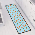 Little Carrot Pattern Print Long Kitchen Mat
