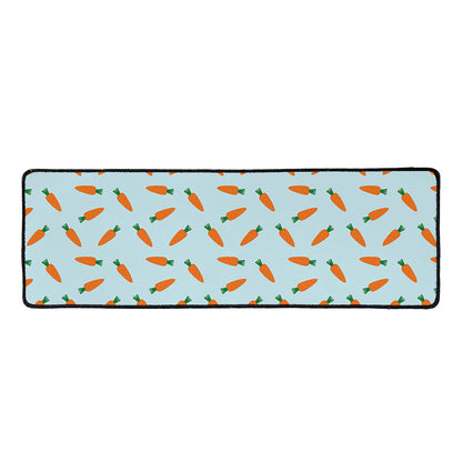 Little Carrot Pattern Print Long Kitchen Mat