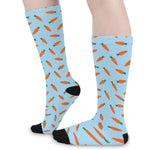 Little Carrot Pattern Print Long Socks