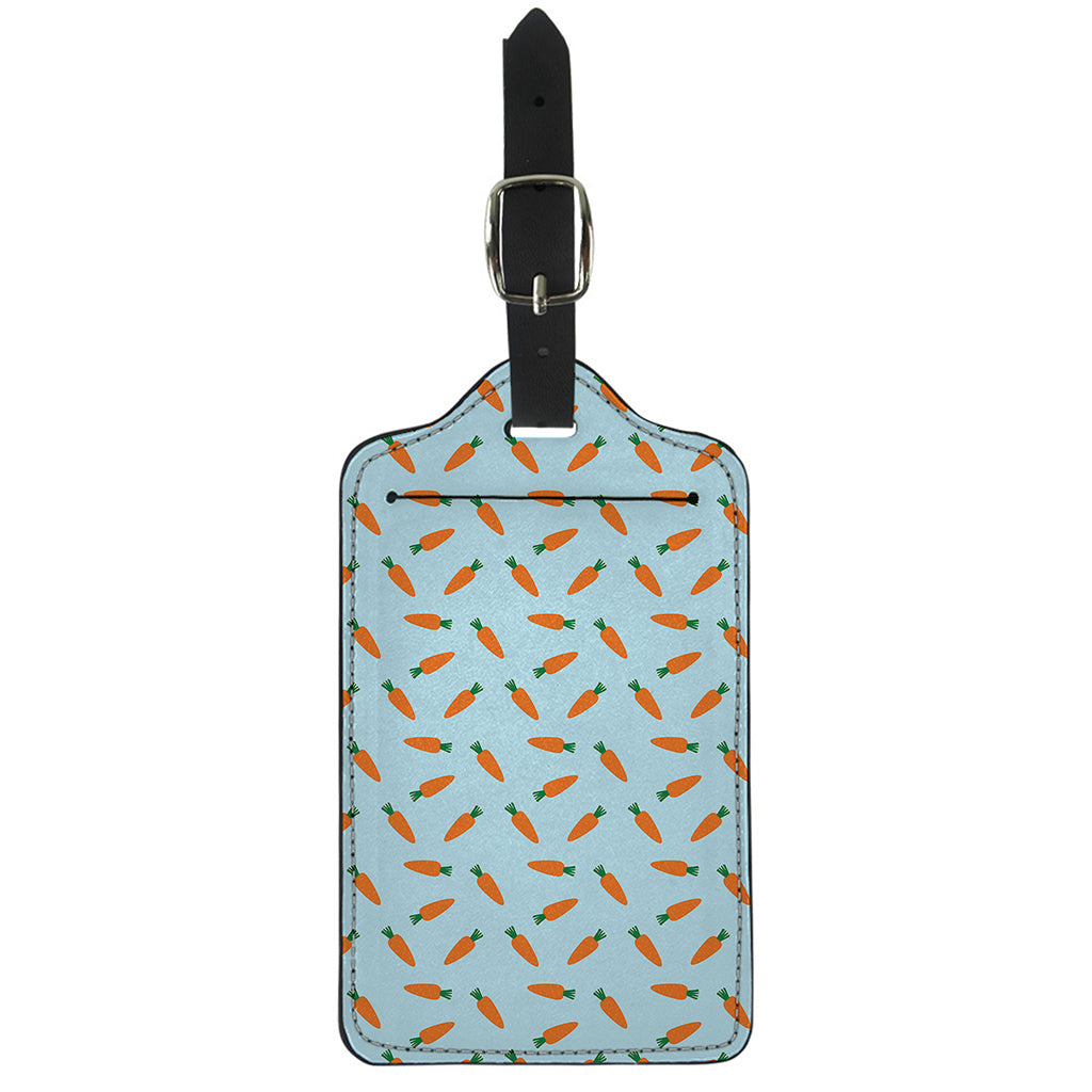 Little Carrot Pattern Print Luggage Tag