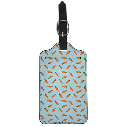 Little Carrot Pattern Print Luggage Tag