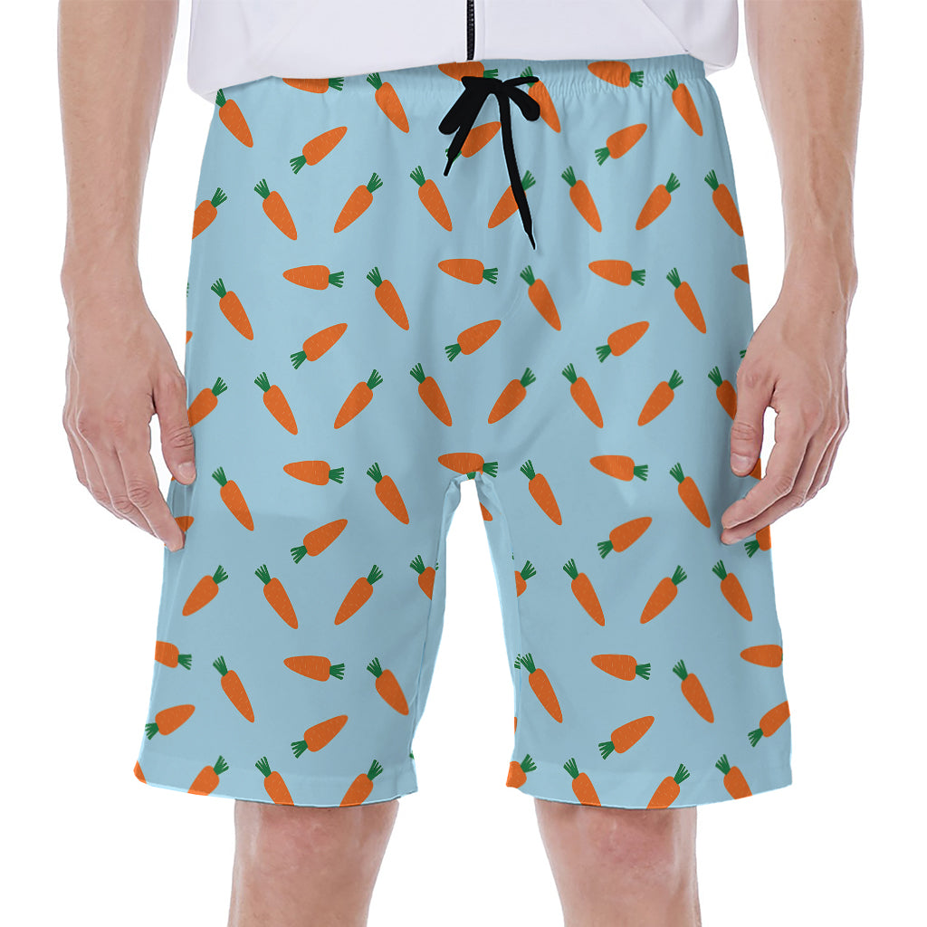 Little Carrot Pattern Print Men's Beach Shorts