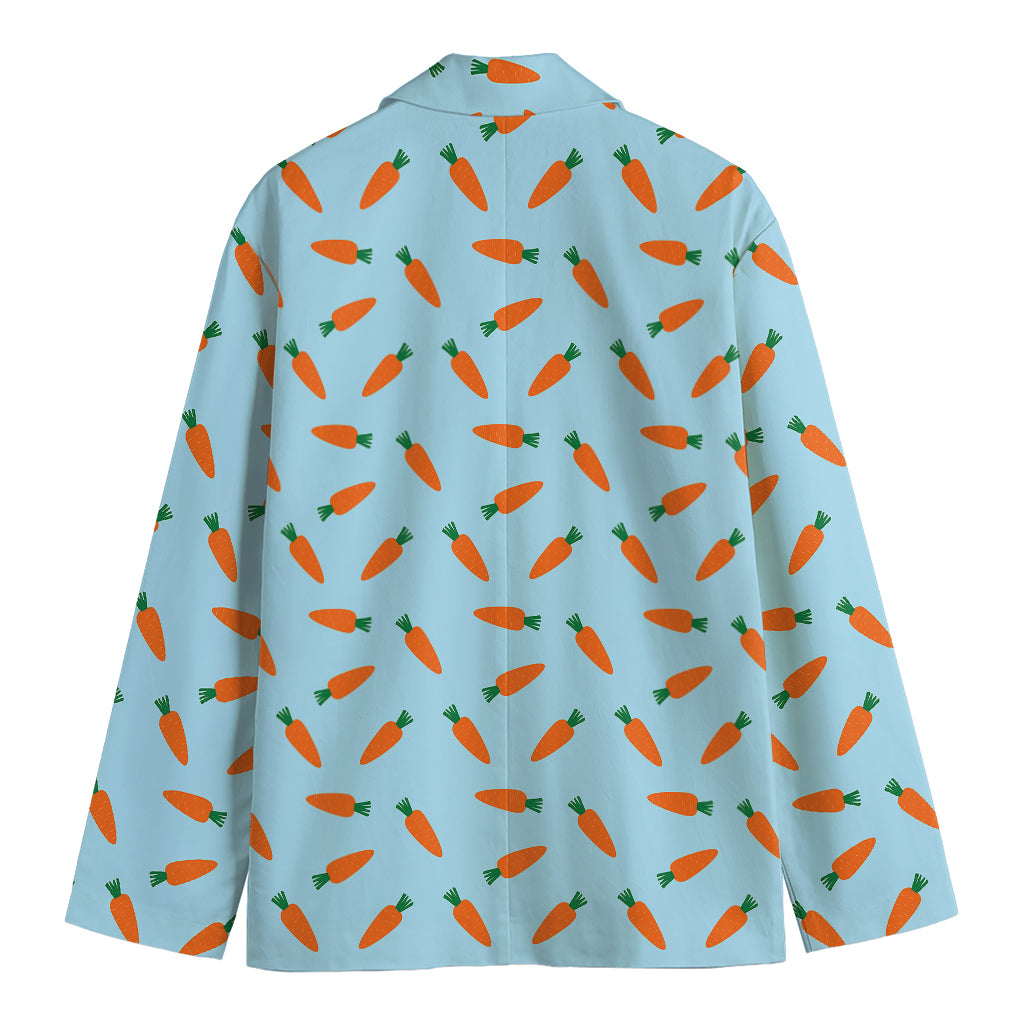 Little Carrot Pattern Print Men's Blazer