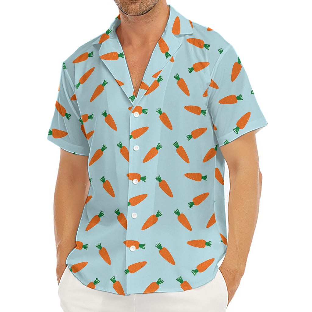 Little Carrot Pattern Print Men's Deep V-Neck Shirt