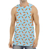 Little Carrot Pattern Print Men's Muscle Tank Top