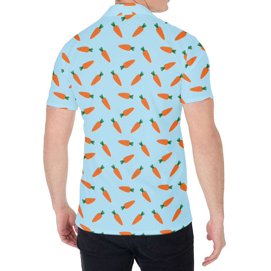 Little Carrot Pattern Print Men's Shirt