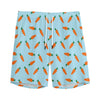 Little Carrot Pattern Print Men's Sports Shorts