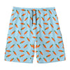 Little Carrot Pattern Print Men's Swim Trunks