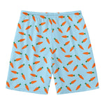 Little Carrot Pattern Print Men's Swim Trunks