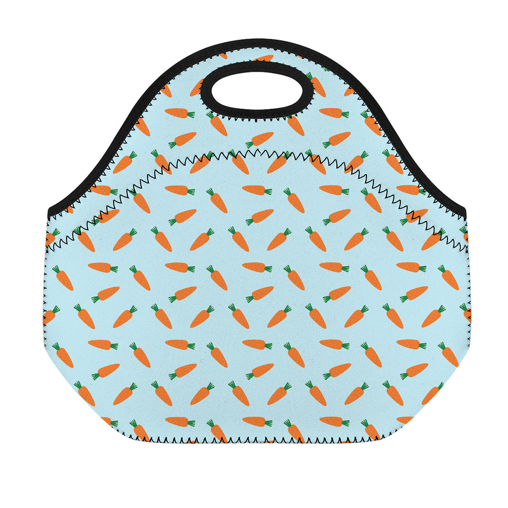 Little Carrot Pattern Print Neoprene Lunch Bag