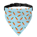 Little Carrot Pattern Print Over The Collar Dog Bandana