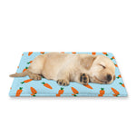 Little Carrot Pattern Print Pet Cooling Mat Cover