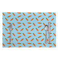 Little Carrot Pattern Print Placemat