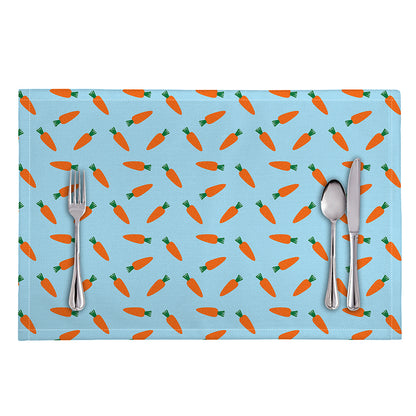 Little Carrot Pattern Print Placemat