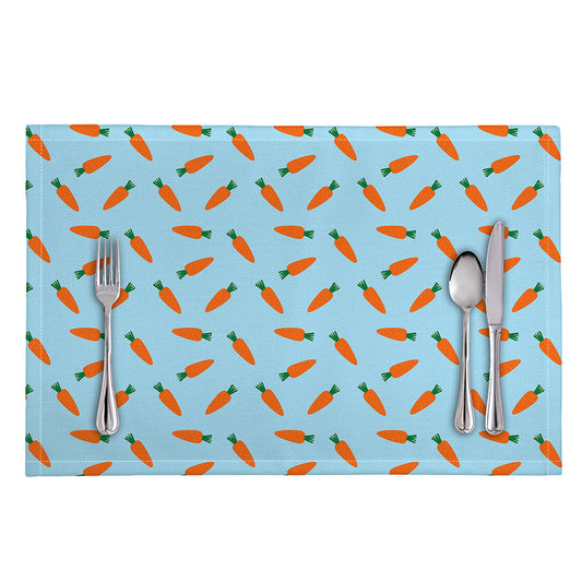 Little Carrot Pattern Print Placemat