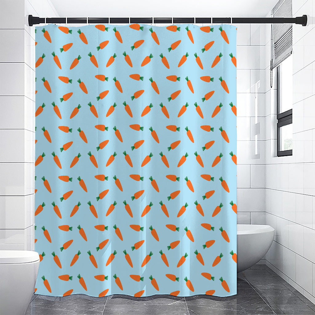 Little Carrot Pattern Print Premium Shower Curtain