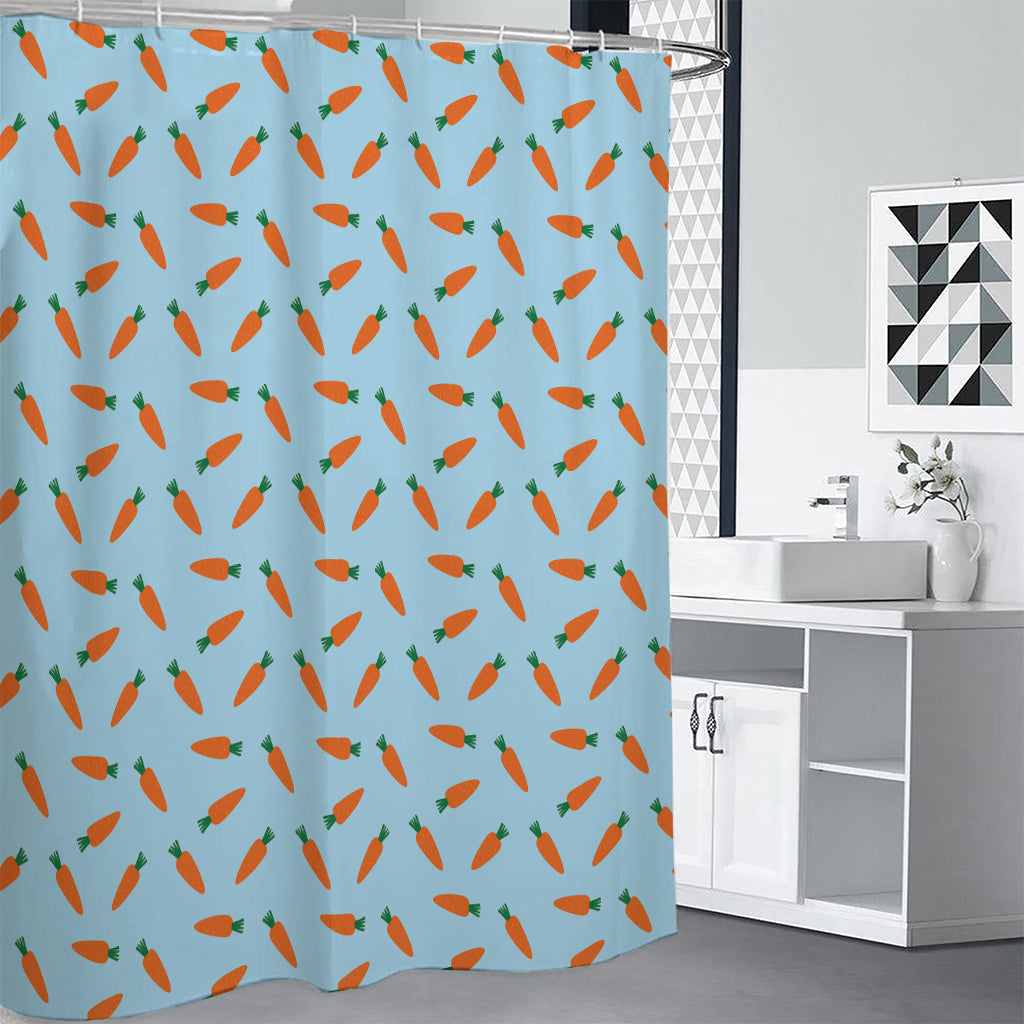 Little Carrot Pattern Print Premium Shower Curtain