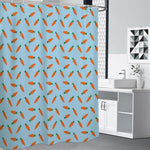 Little Carrot Pattern Print Premium Shower Curtain