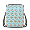 Little Carrot Pattern Print Rectangular Crossbody Bag