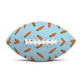 Little Carrot Pattern Print Rugby Ball