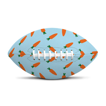 Little Carrot Pattern Print Rugby Ball