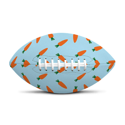 Little Carrot Pattern Print Rugby Ball