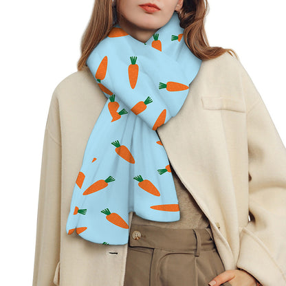 Little Carrot Pattern Print Scarf