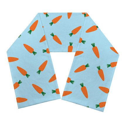 Little Carrot Pattern Print Scarf