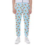 Little Carrot Pattern Print Scuba Joggers