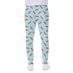 Little Carrot Pattern Print Scuba Joggers