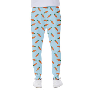 Little Carrot Pattern Print Scuba Joggers