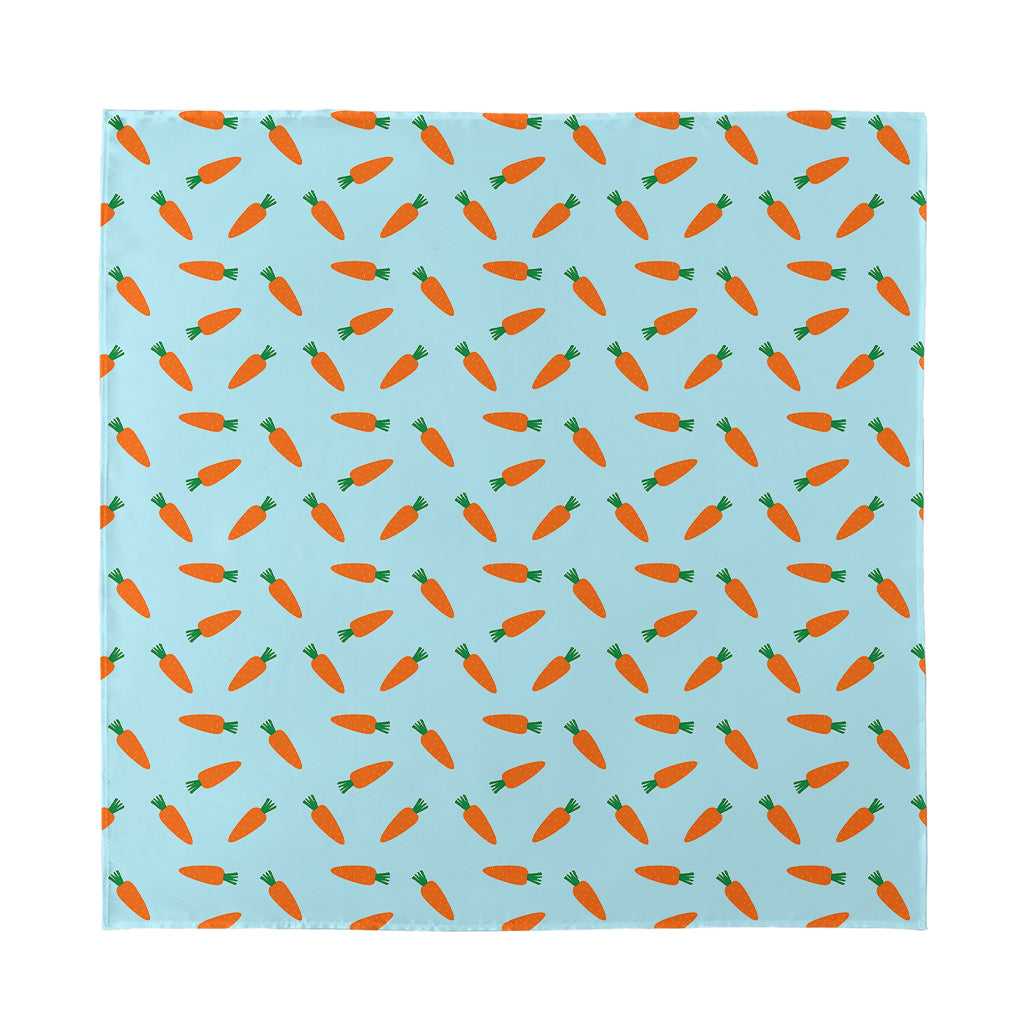 Little Carrot Pattern Print Silk Bandana