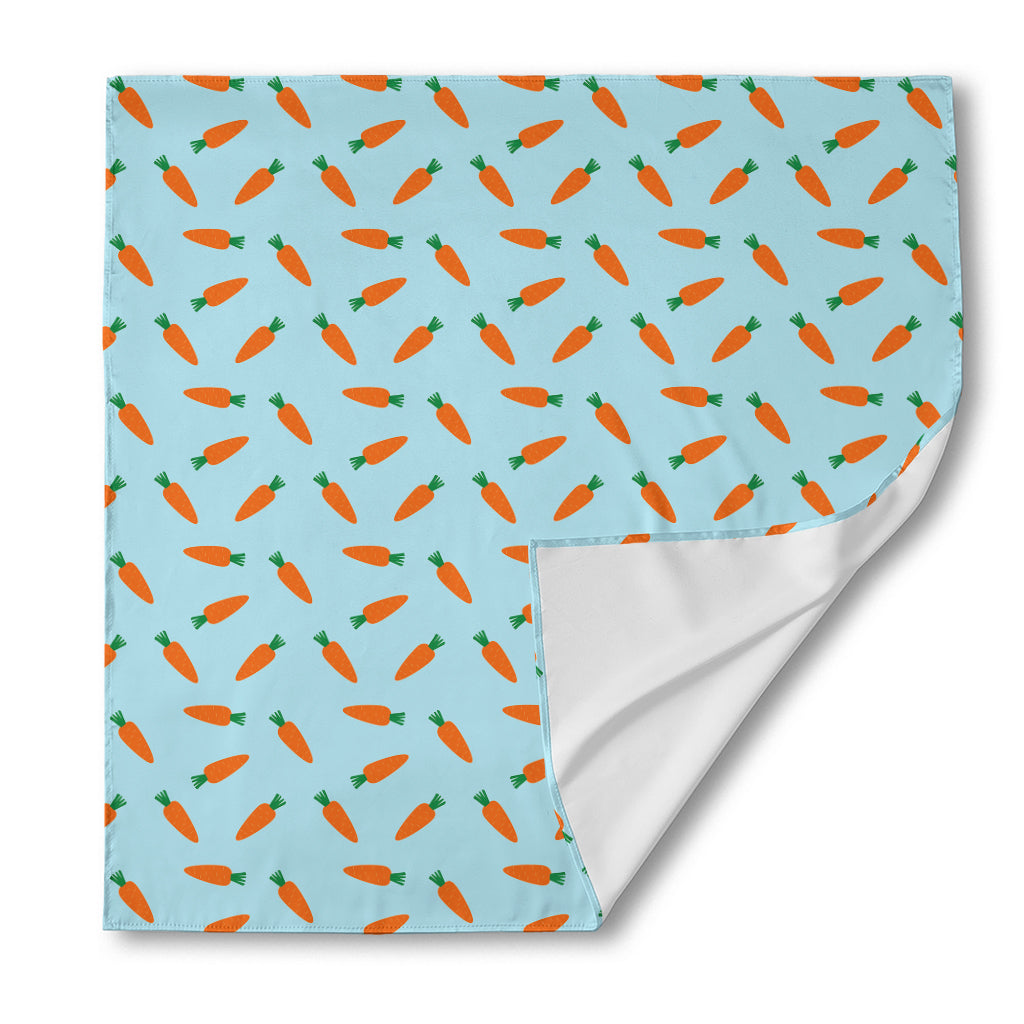 Little Carrot Pattern Print Silk Bandana