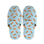 Little Carrot Pattern Print Slippers