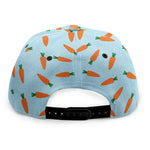 Little Carrot Pattern Print Snapback Cap