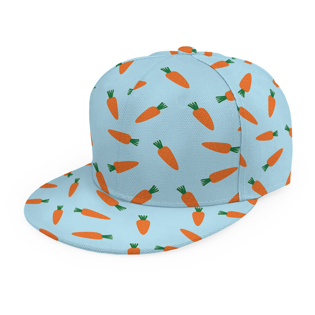 Little Carrot Pattern Print Snapback Cap