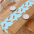 Little Carrot Pattern Print Table Runner