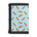 Little Carrot Pattern Print Trifold Wallet