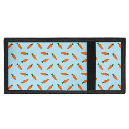 Little Carrot Pattern Print Trifold Wallet
