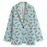 Little Carrot Pattern Print Women's Blazer