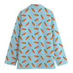 Little Carrot Pattern Print Women's Blazer