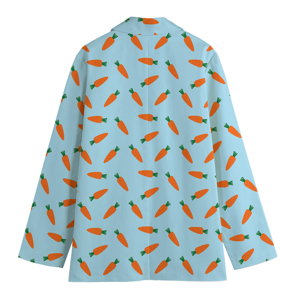 Little Carrot Pattern Print Women's Cotton Blazer