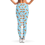 Little Carrot Pattern Print Women's Leggings