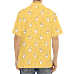 Little Corgi Pattern Print Aloha Shirt