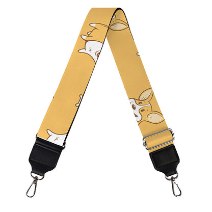 Little Corgi Pattern Print Bag Strap