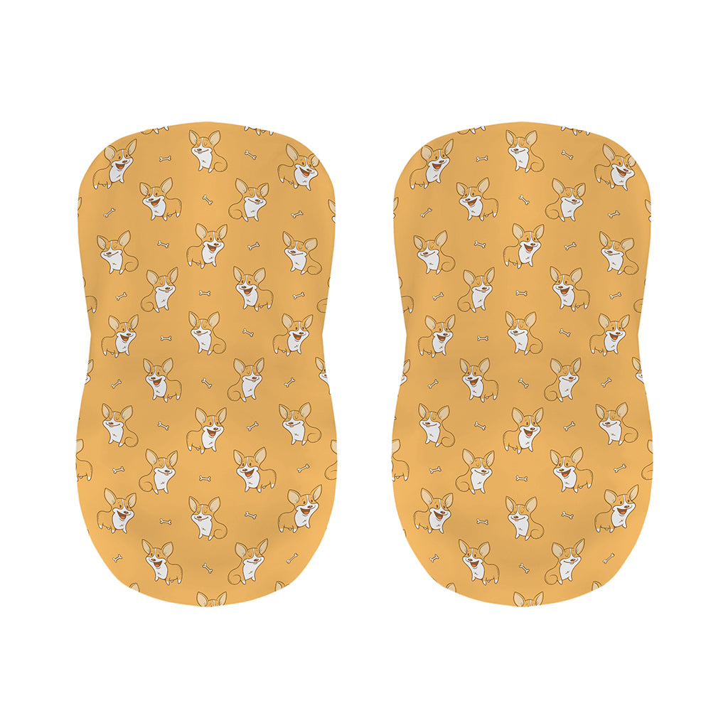 Little Corgi Pattern Print Bar Stool Covers