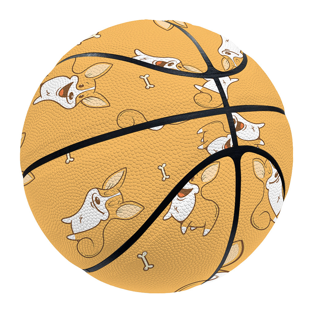 Little Corgi Pattern Print Basketball