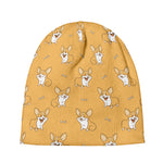 Little Corgi Pattern Print Beanie