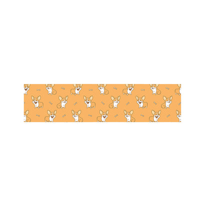 Little Corgi Pattern Print Bed Runner