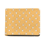 Little Corgi Pattern Print Bifold Wallet